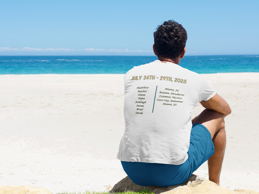 Personalized Caribbean Cruise Unisex T Shirt 2 | Gildan 8000